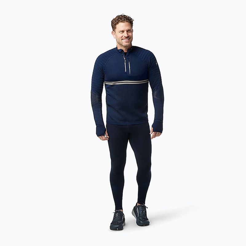 Pánska termoakčná mikina Smartwool Intraknit Merino Tech 1/4 Zip deep navy 6