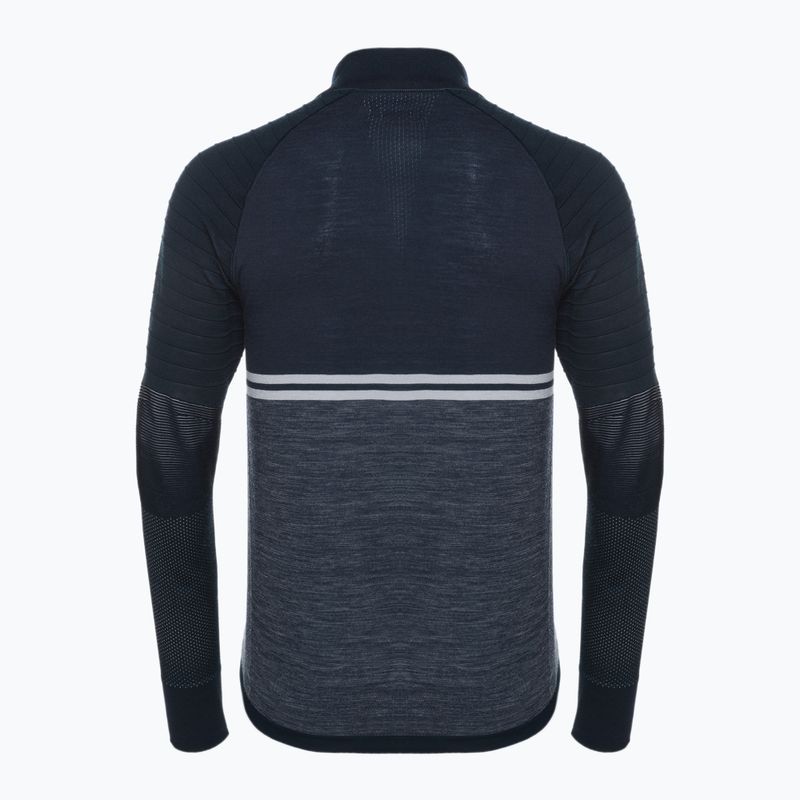 Pánska termoakčná mikina Smartwool Intraknit Merino Tech 1/4 Zip deep navy 2