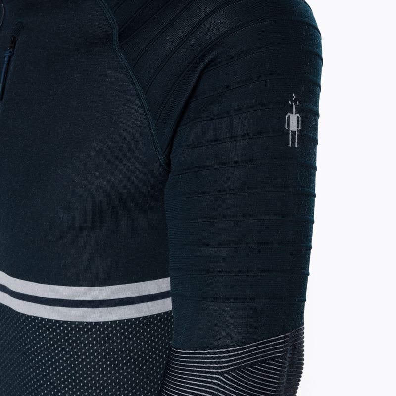 Pánska termoakčná mikina Smartwool Intraknit Merino Tech 1/4 Zip deep navy 4