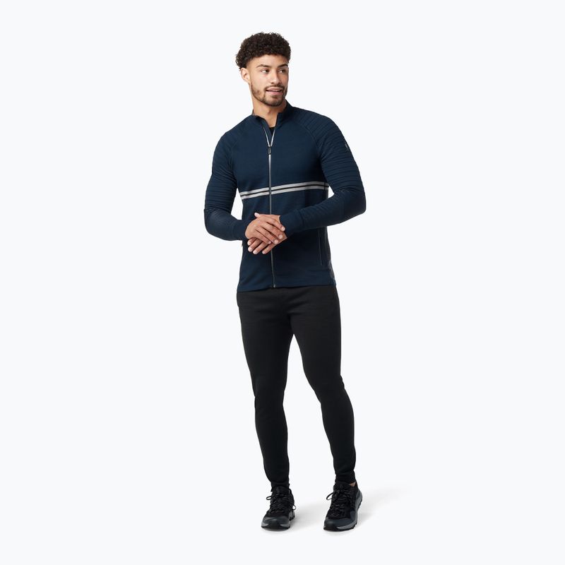 Pánska termálna mikina Smartwool Intraknit Merino Tech Full Zip navy blue 16671 2