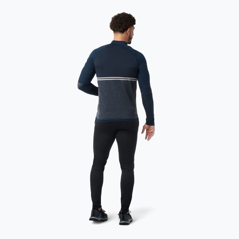 Pánska termálna mikina Smartwool Intraknit Merino Tech Full Zip navy blue 16671 3