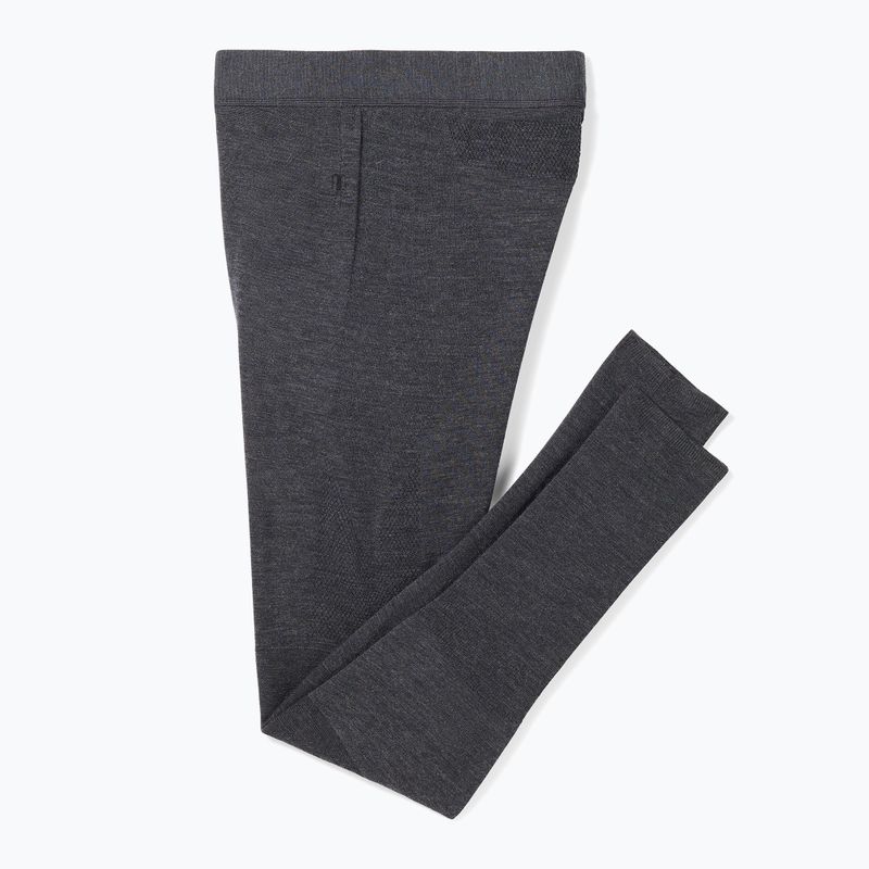 Pánske termoaktívne nohavice Smartwool Intraknit Thermal Merino Baselayer charcoal heather black 3