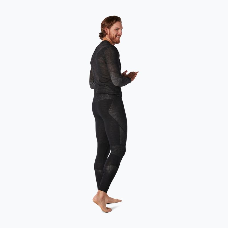 Pánske spodné termálne nohavice Smartwool Intraknit Thermal Merino Base Layer Bottom black 16829 3