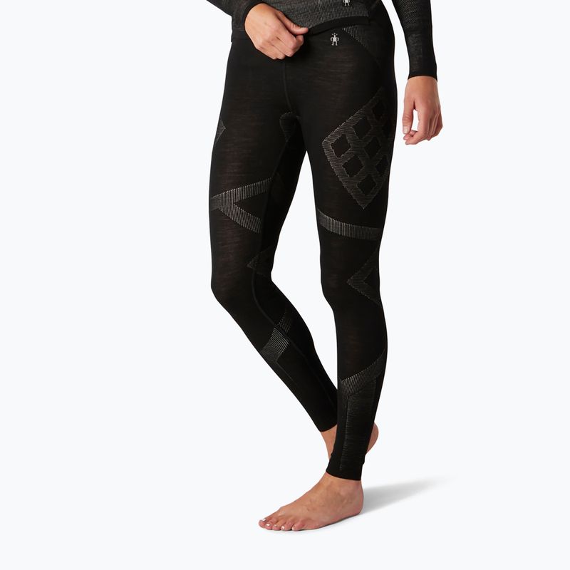 Dámske spodné termálne nohavice Smartwool Intraknit Thermal Merino Base Layer Bottom black 16828