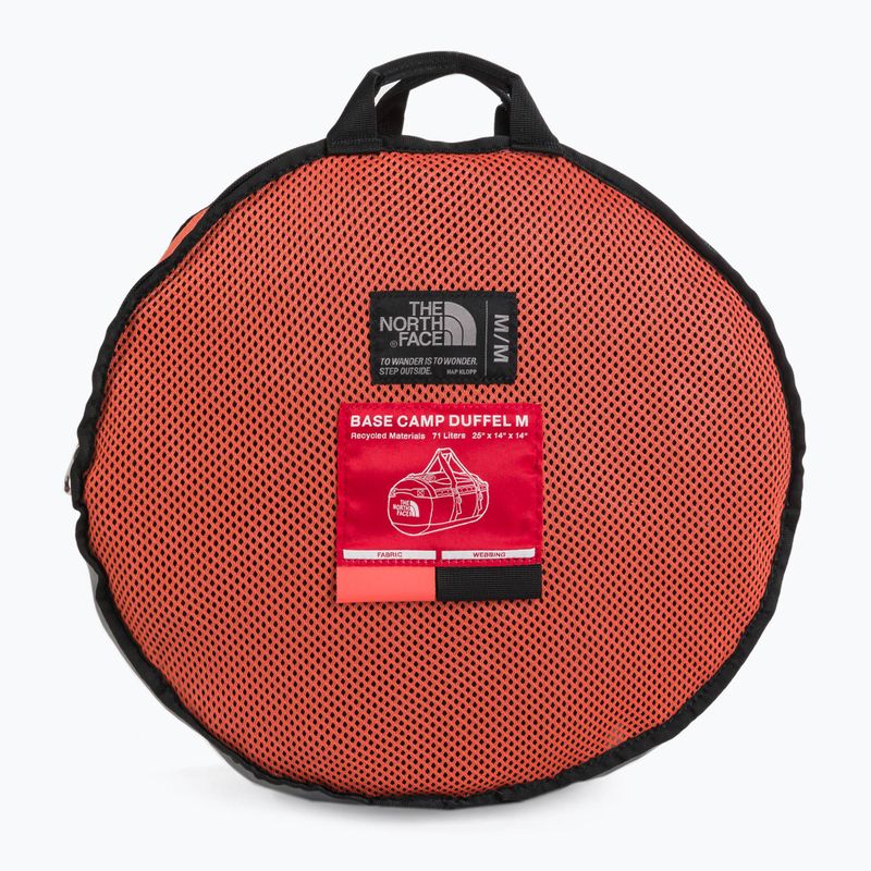 The North Face Base Camp Duffel M 71 l cestovná taška oranžová NF0A52SAZV11 7