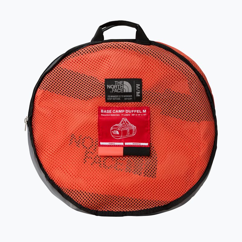 The North Face Base Camp Duffel M 71 l cestovná taška oranžová NF0A52SAZV11 10