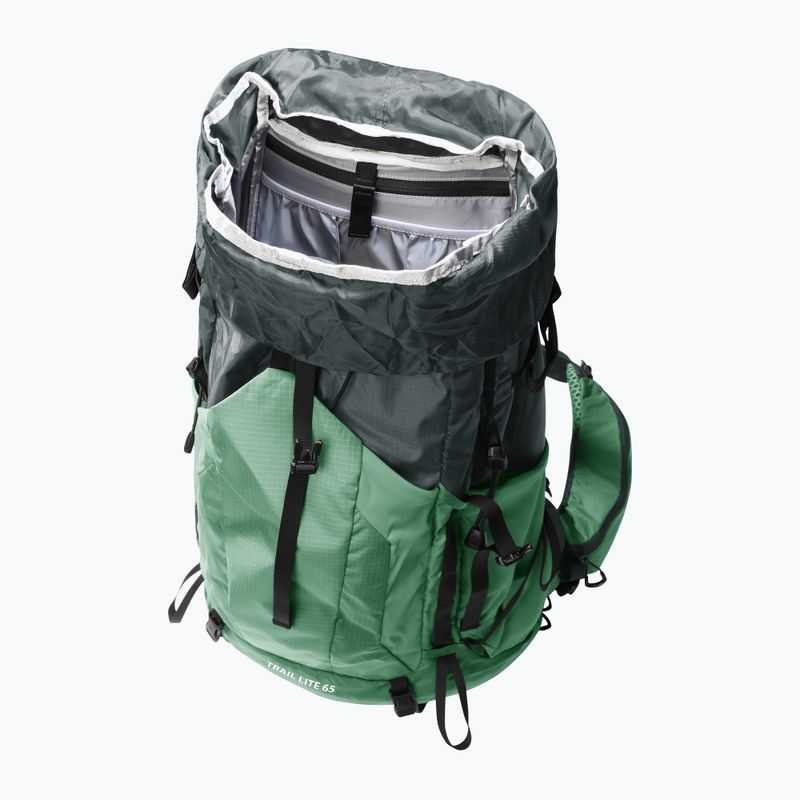 The North Face Trail Lite 65 l zelený turistický batoh NF0A81CEP7P1 5