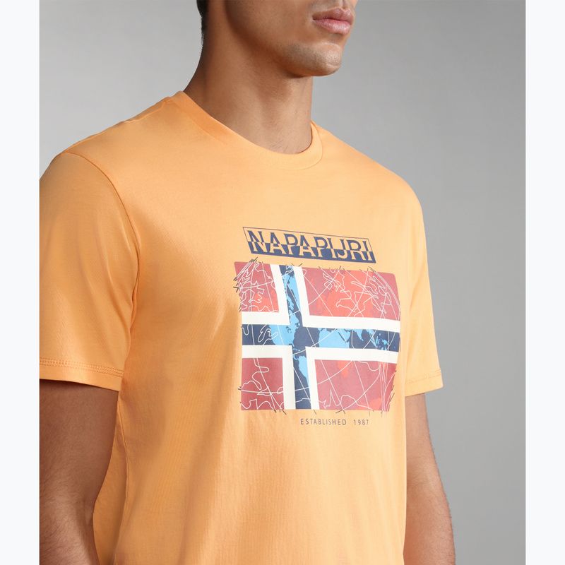 Pánske tričko Napapijri NP0A4H22 naranja 4