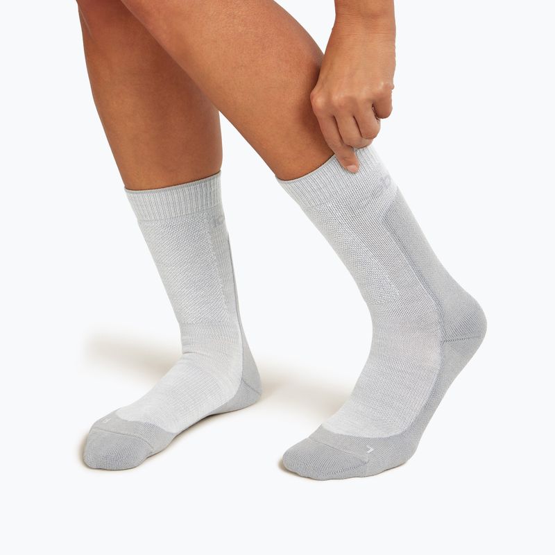 Dámske trekingové ponožky Icebreaker Merino Hike+ Medium Crew ether/alloy 3