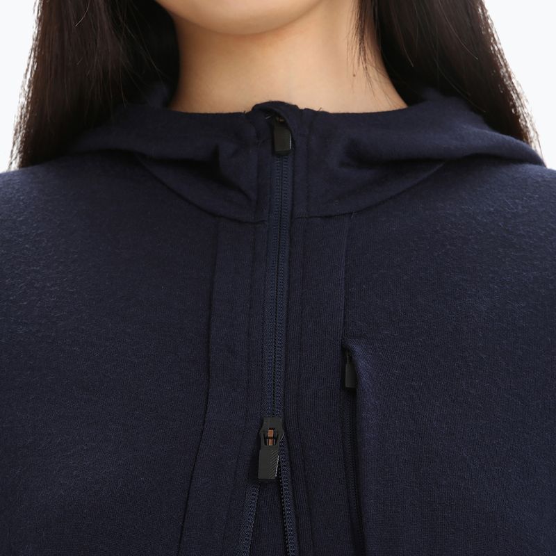 Icebreaker dámska trekingová bunda Quantum III LS Zip Hood navy blue 0A59JW 4