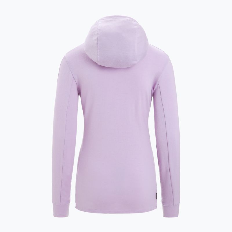 Icebreaker dámska trekingová bunda Quantum III LS Zip Hood purple 0A59JW 9