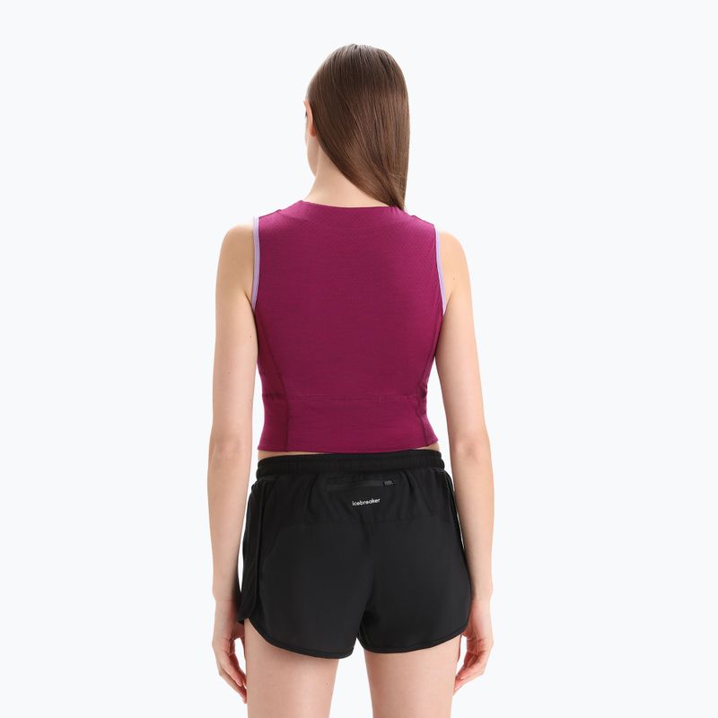 Icebreaker dámske termo tielko Zoneknit Cropped Bra-Tank fialové IB0A56FC8231 9