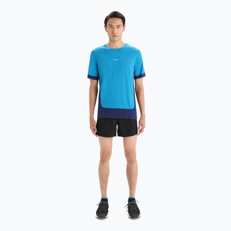 Icebreaker pánske termo tričko Zoneknit blue IB0A56P47841 2