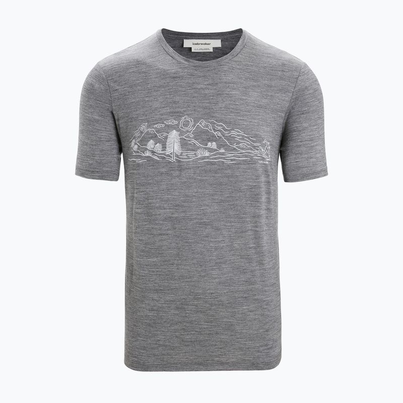 Pánske termo tričko Icebreaker Tech Lite II Nature Sprint sivé IB0A56NB0041 6