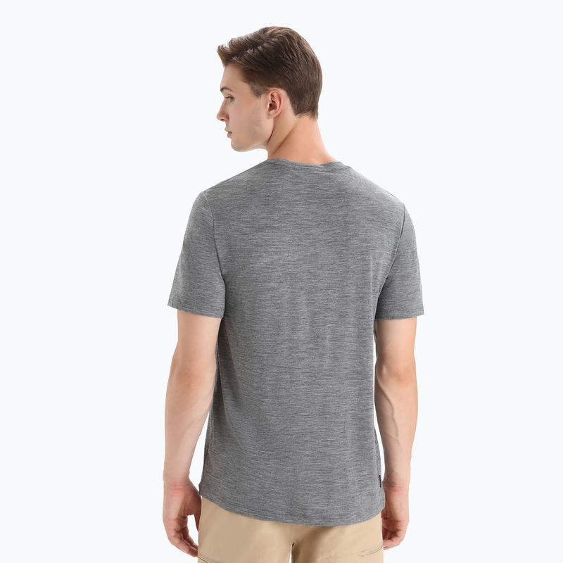 Pánske termo tričko Icebreaker Tech Lite II Nature Sprint sivé IB0A56NB0041 3