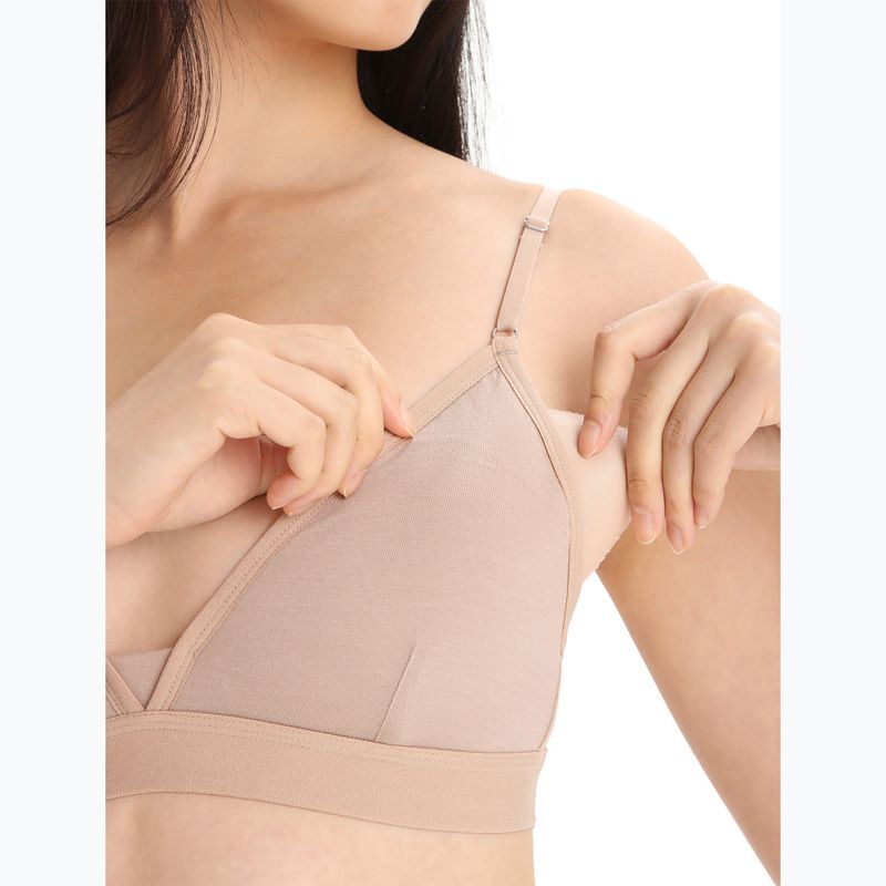 Termo podprsenka icebreaker Merino 150 Siren Bra Inserts praline 9