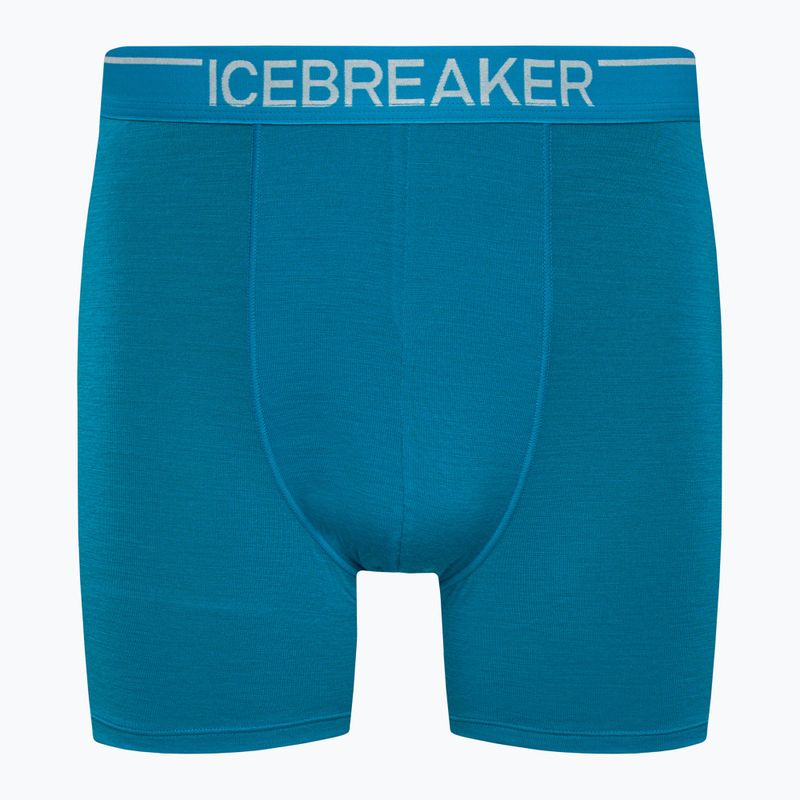 Pánske termo boxerky Icebreaker Anatomica Geo Blue 103029