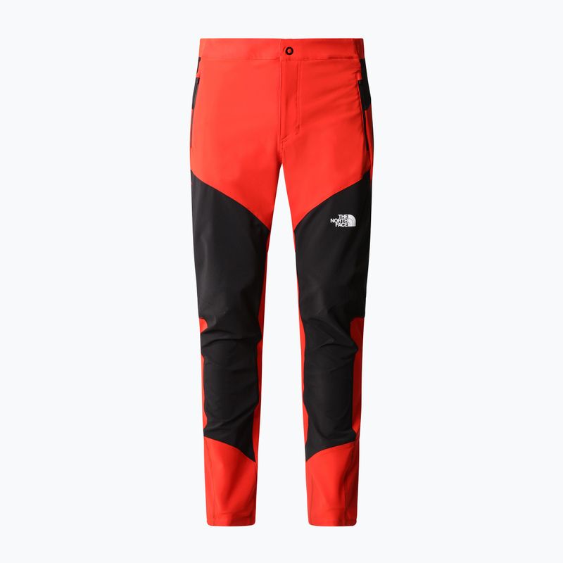 Pánske trekingové nohavice The North Face Felik Slim Tapered red/black NF0A825WWU51