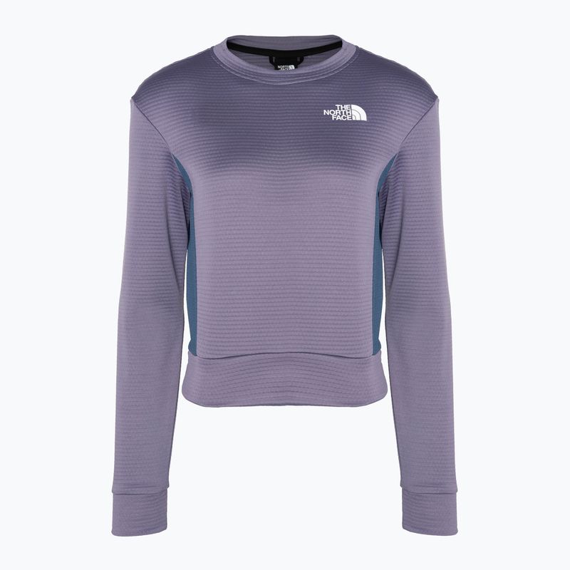 Dámska trekingová bunda The North Face Ma Crew Neck Fleece šedo-modrá NFA824QIJV1
