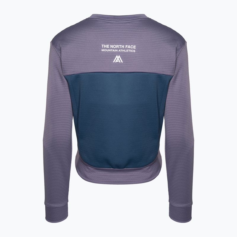 Dámska trekingová bunda The North Face Ma Crew Neck Fleece šedo-modrá NFA824QIJV1 2