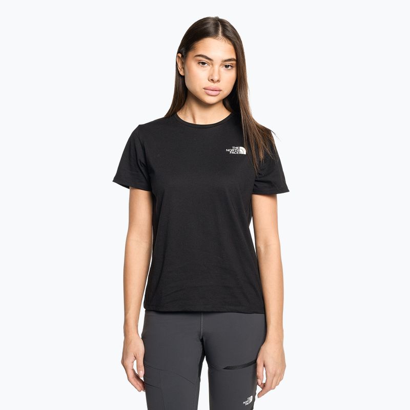 Dámske trekingové tričko The North Face Foundation Graphic black NF0A55B2R0G1