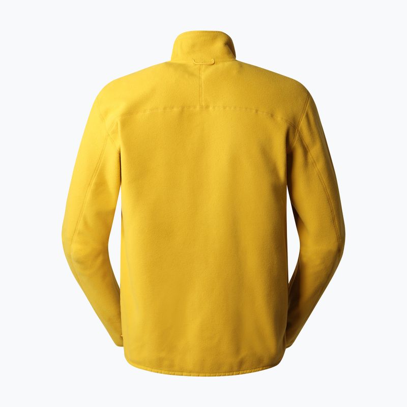 Pánska fleecová mikina The North Face 100 Glacier FZ yellow NF0A5IHQH9D1 2