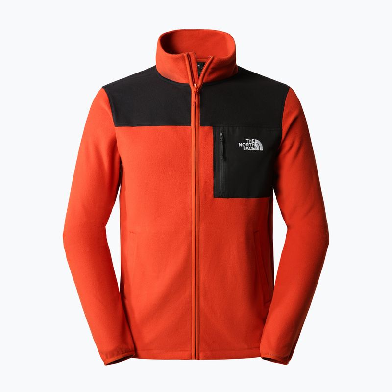 Pánska trekingová mikina The North Face Homesafe Full Zip Fleece hnedo-čierna NFA55HLSV61