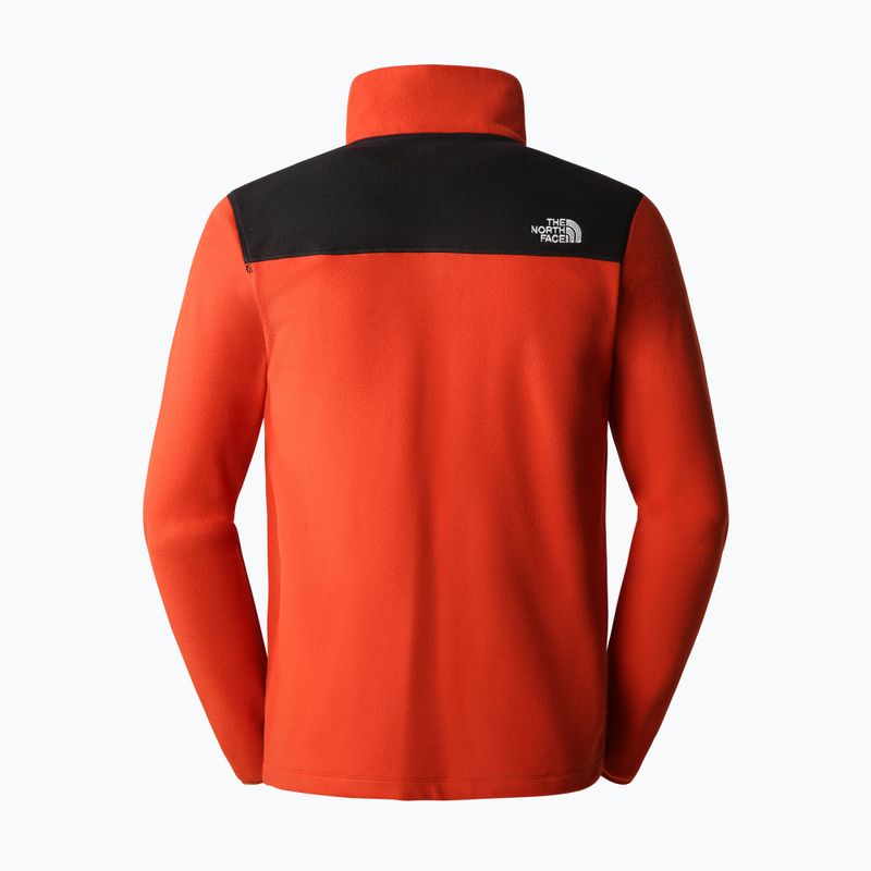 Pánska trekingová mikina The North Face Homesafe Full Zip Fleece hnedo-čierna NFA55HLSV61 2