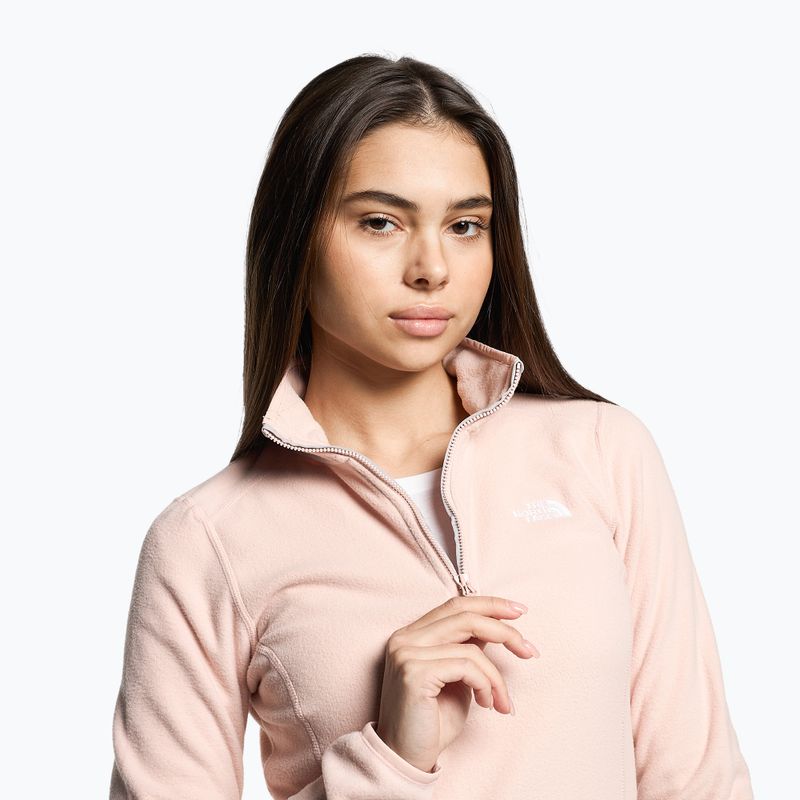 Dámska fleecová mikina The North Face 100 Glacier 1/4 Zip pink NF0A5IHNLK61 3