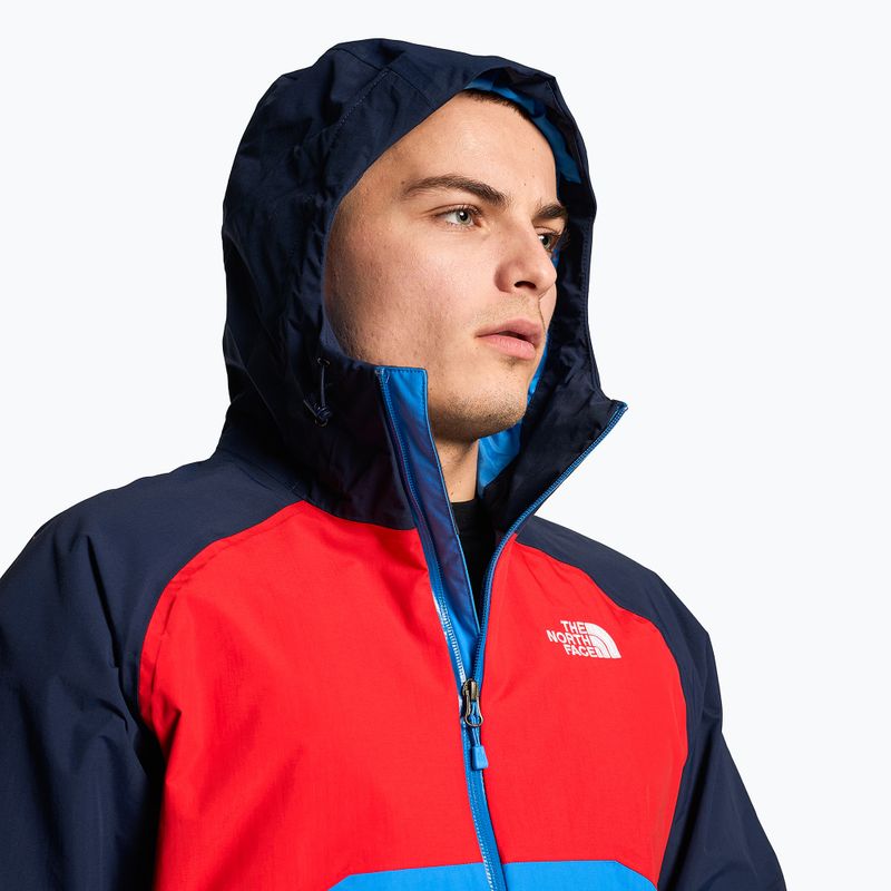 Pánska bunda do dažďa The North Face Stratos navy blue and red NF00CMH9IM51 3
