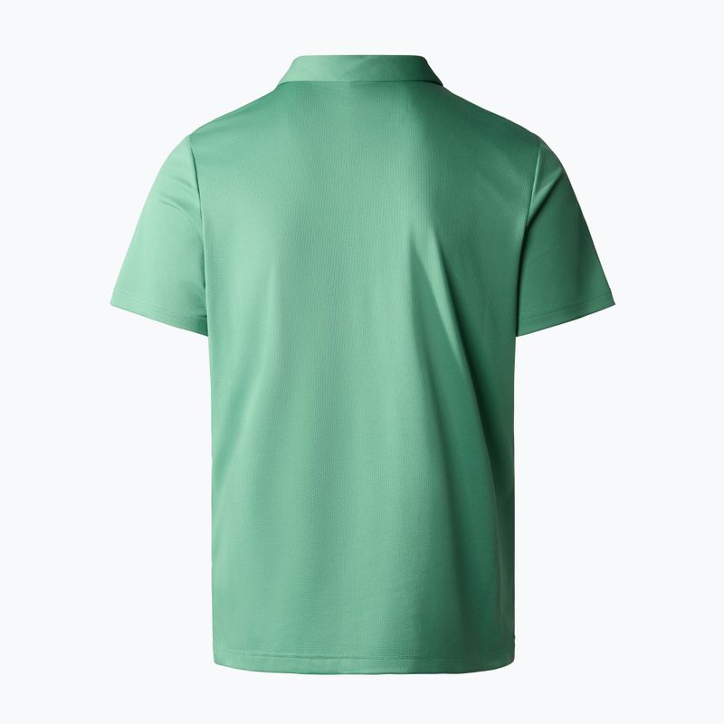 Pánske trekingové tričko The North Face Tanken Polo green NF0A2WAZ 2