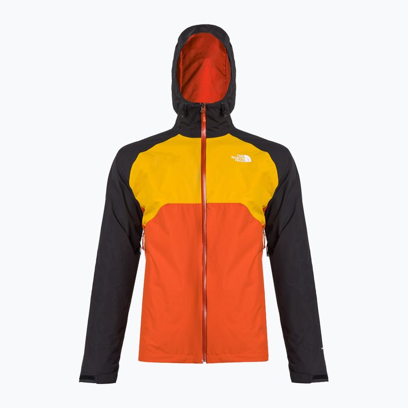 Pánska bunda do dažďa The North Face Stratos black-orange-red NF00CMH9IMV1
