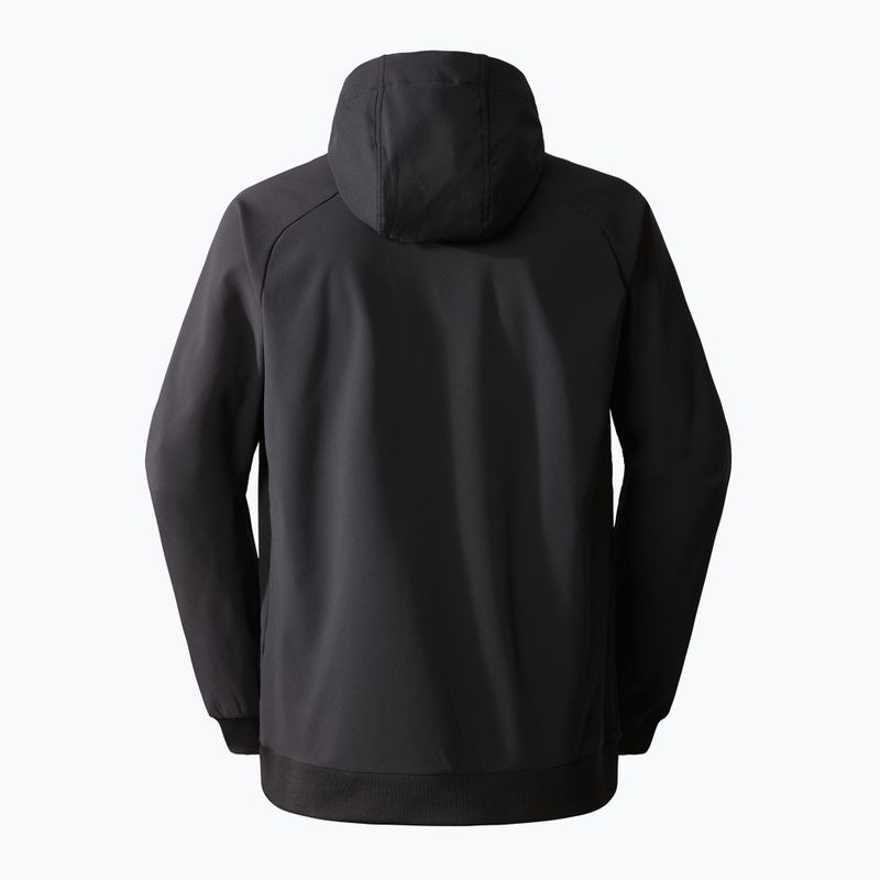 Pánska mikina The North Face Tekno Logo Hoodie black/white 7