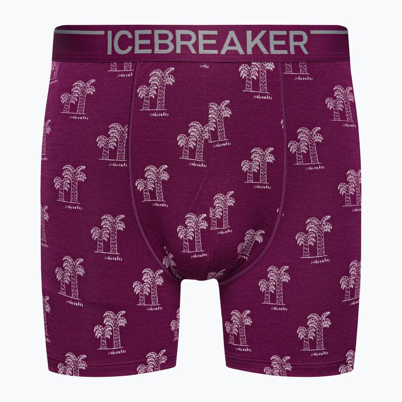 Pánske termo boxerky Icebreaker Anatomica Go Berry 103029