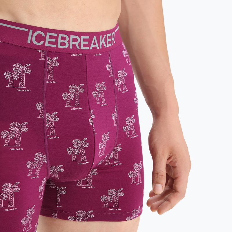 Pánske termo boxerky Icebreaker Anatomica Go Berry 103029 7