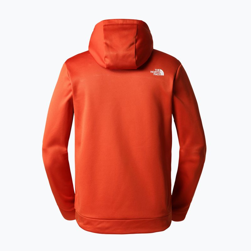 Pánska trekingová mikina The North Face Reaxion Fleece P/O Hoodie orange NF0A7ZA8IMW1 6