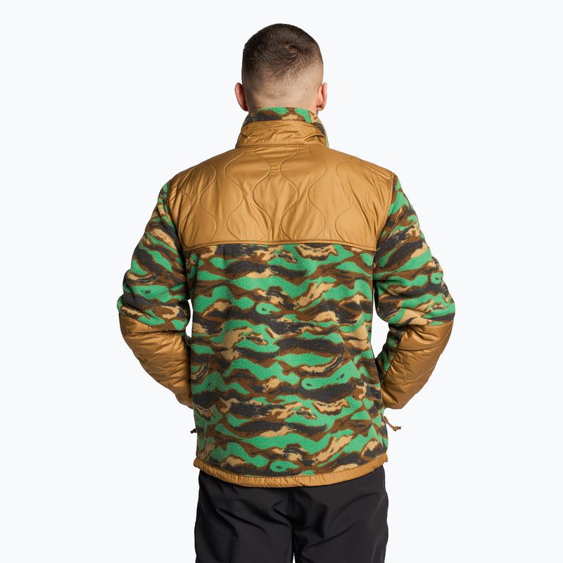 Pánska trekingová mikina The North Face Royal Arch FZ hnedá a zelená NF0A7UJBIOO1 2