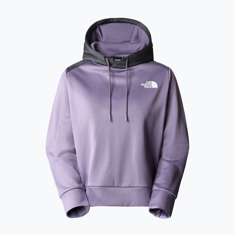 Dámska trekingová bunda The North Face Reaxion Fleece P/O Hoodie šedá NFA7ZACIDM1