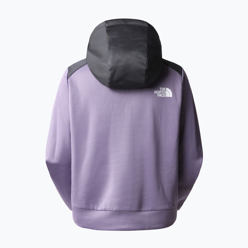 Dámska trekingová bunda The North Face Reaxion Fleece P/O Hoodie šedá NFA7ZACIDM1 2