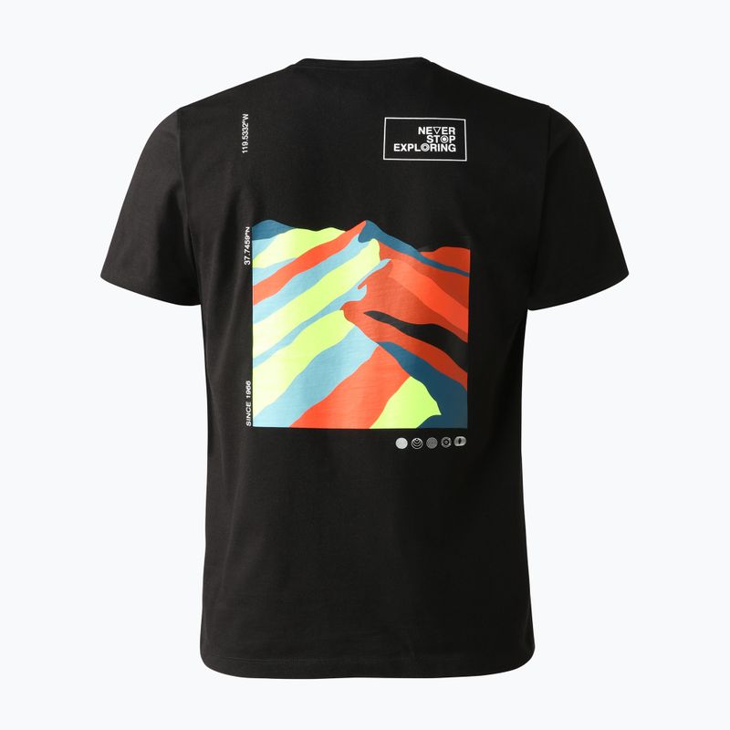 Pánske trekingové tričko The North Face Foundation Graphic black NF0A55EFUV11 2