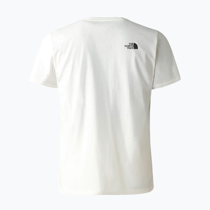Pánske trekingové tričko The North Face Foundation Graphic white NF0A55EFQ4C1 2