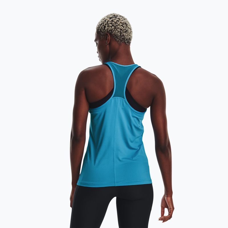 Under Armour HeatGear Armour Racer Dámske tréningové tielko modré 1328962 2