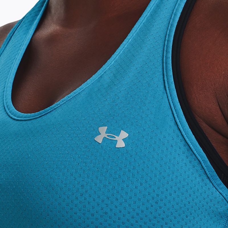 Under Armour HeatGear Armour Racer Dámske tréningové tielko modré 1328962 4