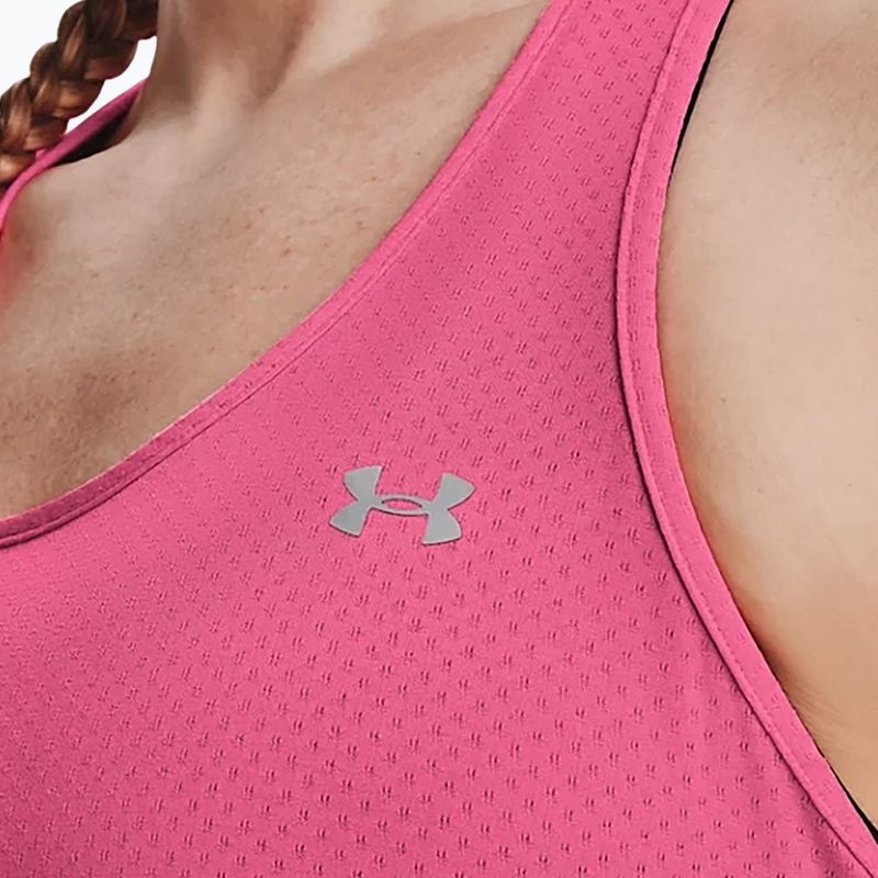 Dámske tréningové tielko Under Armour HeatGear Armour Racer Pink 1328962 4