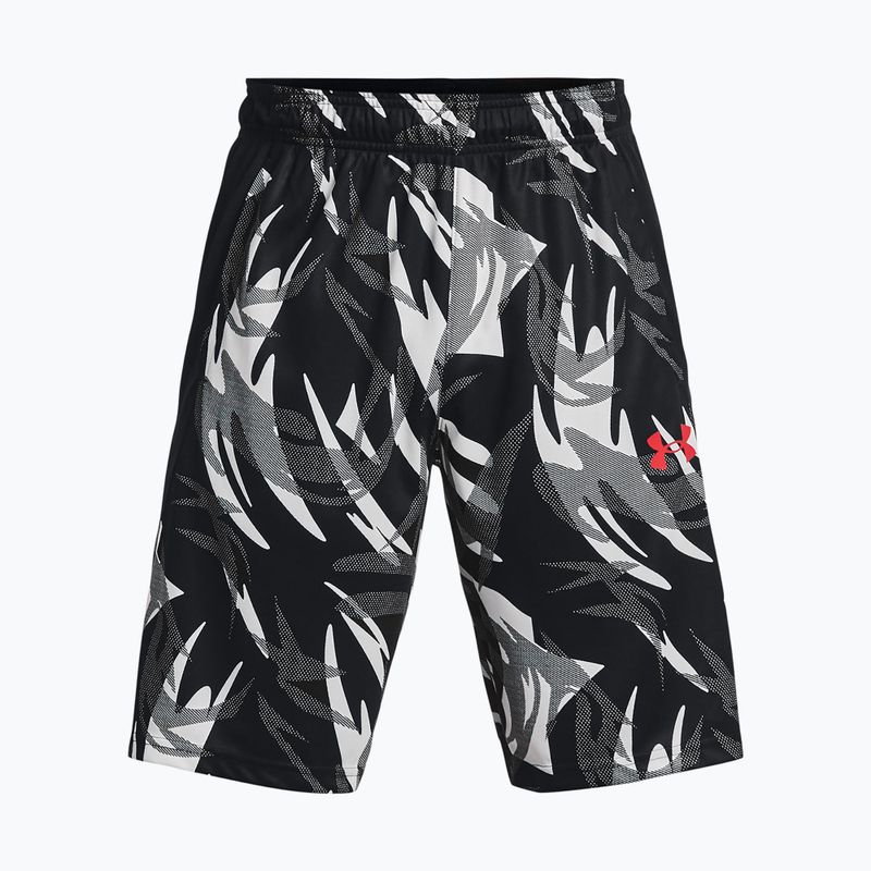 Under Armour pánske basketbalové šortky Baseline 1" Prnt 2 black/red 137221-2-LG