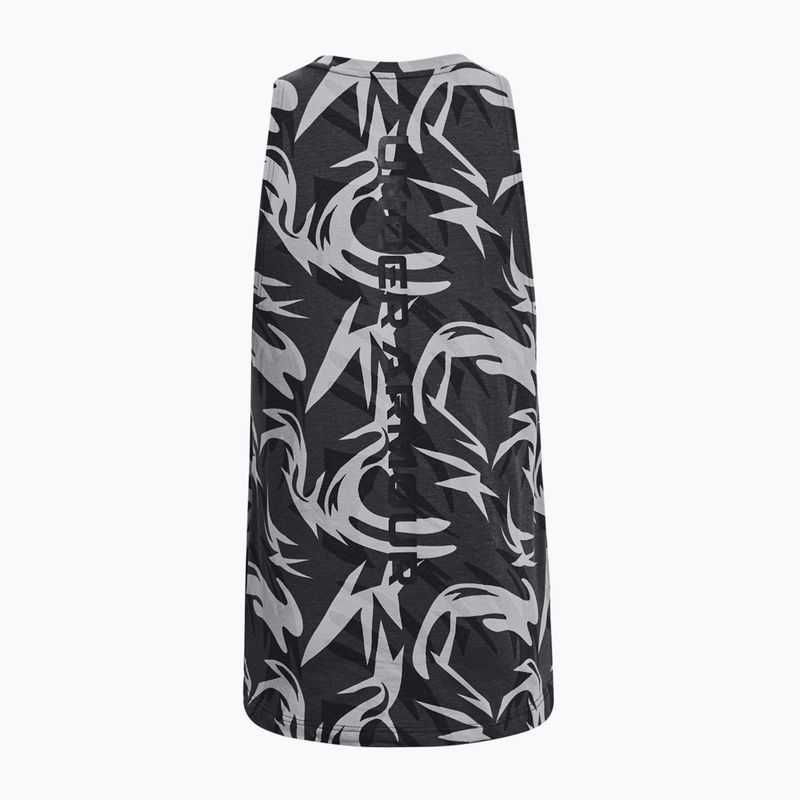Pánsky basketbalový dres Under Armour Baseline Printed Tank 3 čierny 137239-3-MD 2