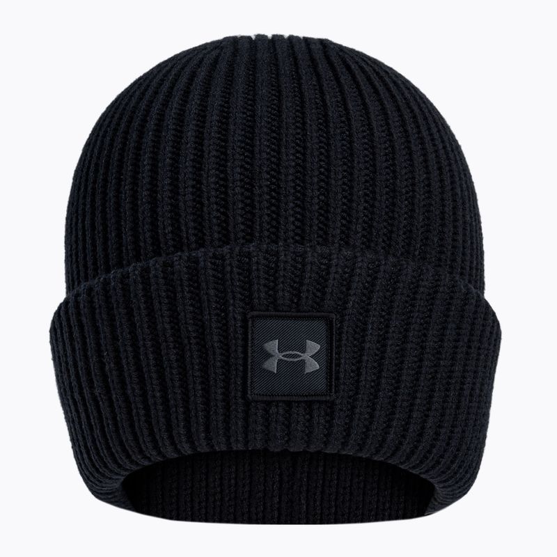 Under Armour pánska zimná čiapka Ua Halftime Ribbed black 1373092 2