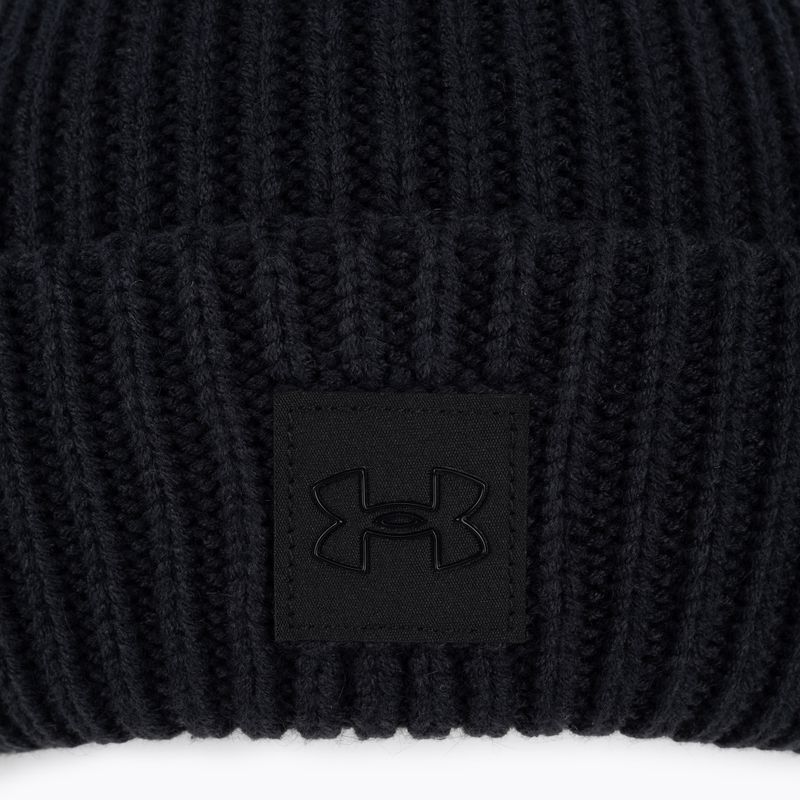 Under Armour dámska zimná čiapka Halftime Ribbed Pom black 4