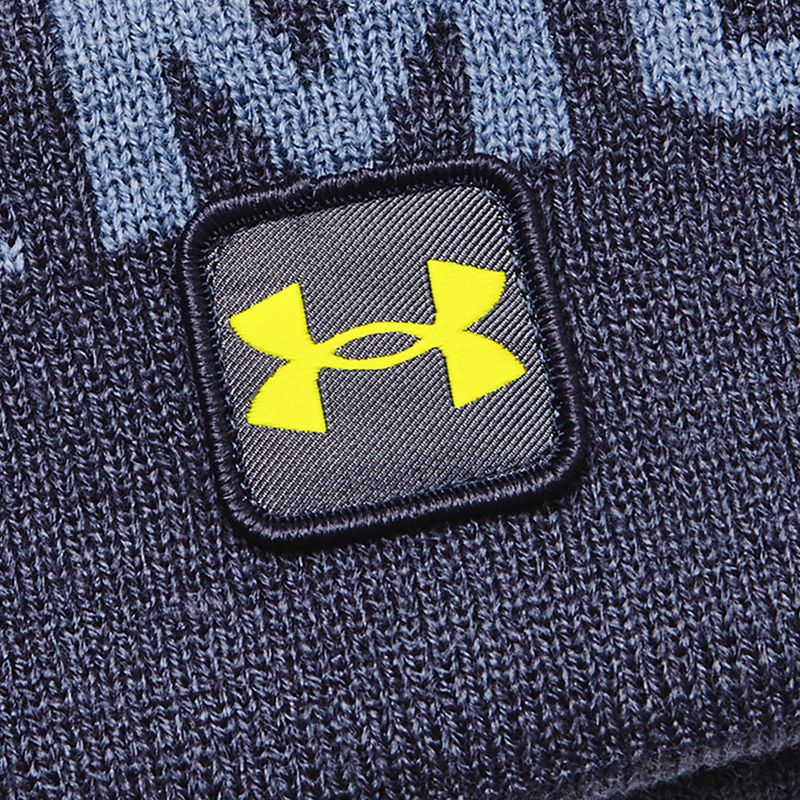 Under Armour pánska zimná čiapka Ua Halftime Fleece Pom navy blue 1373093 5