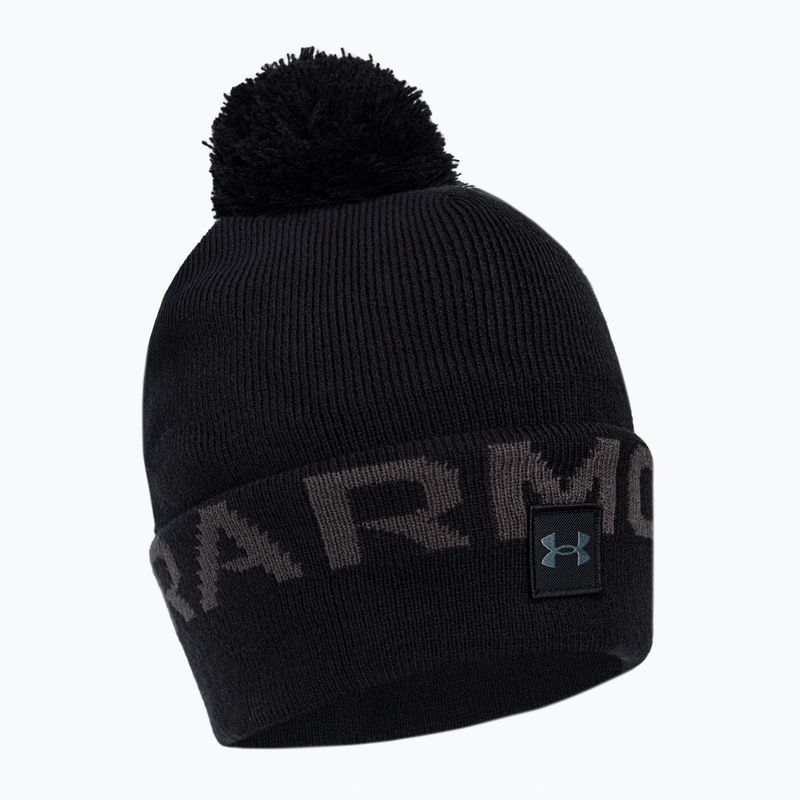 Under Armour pánska zimná čiapka Ua Halftime Fleece Pom black 1373093